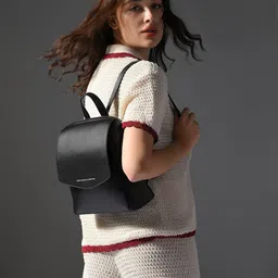 United Colors of Benetton PU Structured Backpacks-picture-32
