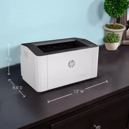 Hp 108W Monochrome Wired Laser Printer White, Grey image 5