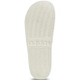 ADIDAS Men's White & Red Slides image 5