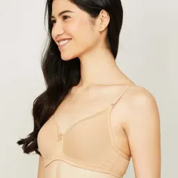 Ginger by Lifestyle Beige Padded Bra image 3
