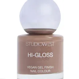 STUDIOWEST Hi Gloss Nail Colour Antique Brown BR 07 - 8 ml image 2