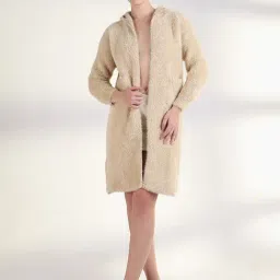 showoffff Showoff Beige Regular Fit Shrug image 4