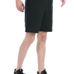 Anta Jet Black Relaxed Fit Printed Shorts image 2