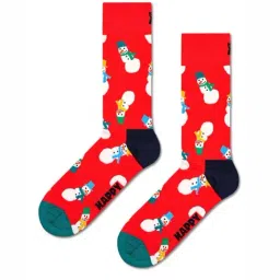 Happy Socks Snowman Multicolor Cotton Printed Socks (41-46) - Pack of 3 image 3