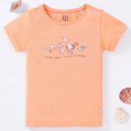 Ed-a-Mamma Kids Orange Printed T-Shirt-picture-13