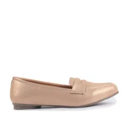 Fausto Women's Rose Gold Casual Loafers-image-12