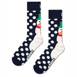 Happy Socks Snowman Multicolor Cotton Printed Socks (41-46) - Pack of 3 image 2