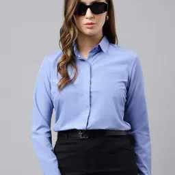 English Navy Blue Regular Fit Shirt-image-32