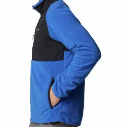 Columbia Mountain Blue Regular Fit Colour Block Sports Jacket image 3