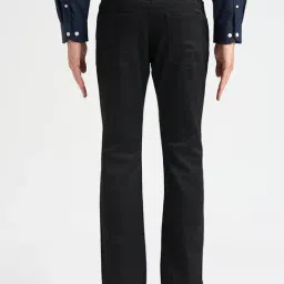 SELECTED HOMME Bootcut Black Mid Rise Jeans image 2