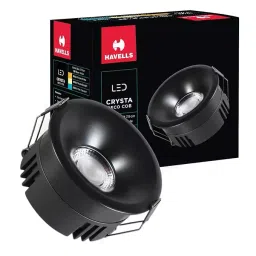 Havells 7 W Crysta Deco LED COB Light Matt Black 4000 K 55 mm Cut Out Diameter and 45 mm Height, LHEEBEPDUE1H007-image-99