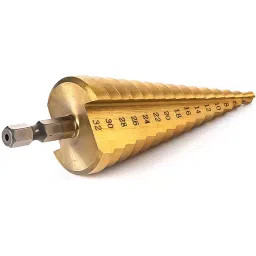 LXMI 4-32 mm HSS Step Drill Bit For ‎Wood Plastic and Metal, AZSPD4-32_S image 4