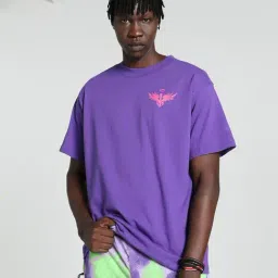 Puma MELO x TOXIC Purple Regular Fit Graphic Print Basketball T-Shirt-image-31