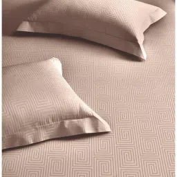 SANSAAR A D'DECOR BRAND LIVE CONSCIOUSLY Jqd071-Ravel-Pink Tint King Bedsheet with 2 Pillow Covers image 2