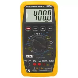 MECO 6255 3½ Digit 2000 Count Digital Multimeter with Holster Automatic Terminal Blocking Mechanism-picture-18