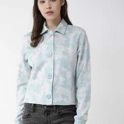 plusS Women Blue & Off White Printed Sweatshirt-picture-35