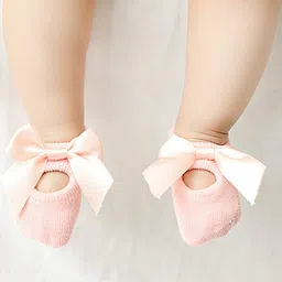 syga NewBorn Baby's Regular Cotton Socks (Pack Of 3) For 0-12 months image 3