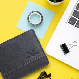 URBAN LEATHER Men Leather Two Fold Wallet image 3