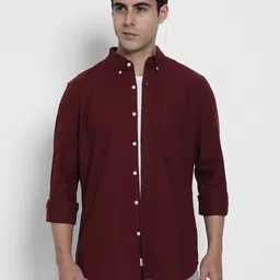 AMERICAN EAGLE OUTFITTERS Slim Fit Printed Spread Collar Casual Cotton Shirt-picture-32