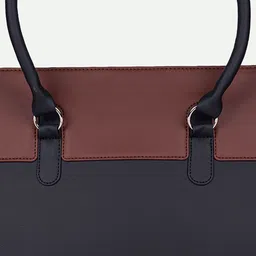 ZOUK Women Abstract Printed Structured Leather Shoulder Bag image 5