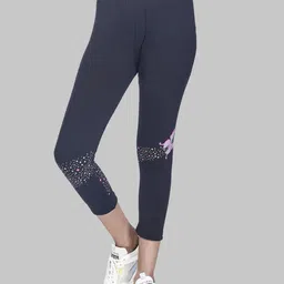 ZUNIORS SSC Pack Of 2 Cotton Relaxed Fit Printed Capris image 4