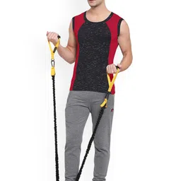 Sporto by Macho Pack Of 4 Combed Cotton Innerwear Vests image 4