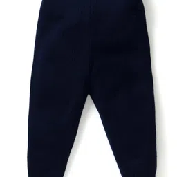 Babyhug Knit Full Sleeves Pullover Designed Sweater & Pant Set - Multicolor image 5