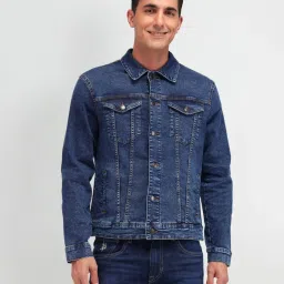 U.S. Polo Assn. Denim Co. Blue Cotton Regular Fit Denim Jacket image 1