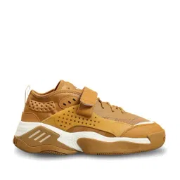 Adidas Originals Men's STREETBALL III Brown Running Shoes-image-47