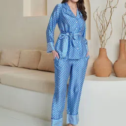 Dusk Attire Blue Diara Co-ord Set image 1