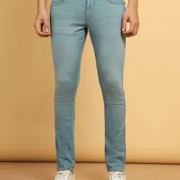 Wrangler Light Blue Cotton Skinny Fit Jeans image 1