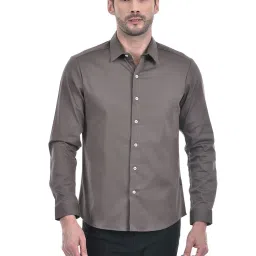 Numero Uno Grey Slim Fit Shirt image 1