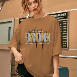 Chkokko Brown Printed T-Shirt image 1