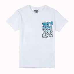 Gini & Jony Boys White Message T-Shirts image 1