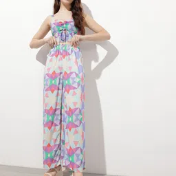 DressBerry Pattern Play Ruched Crop Top image 5