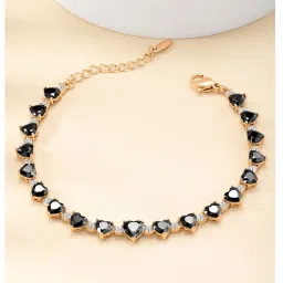 Peora Cubic Zirconia & Crystal Studded Openable Bracelet image 1