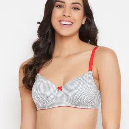 Clovia Grey Non Wired Padded T-Shirt Bra-picture-28