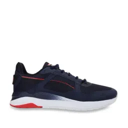 Puma Unisex Anzarun Grid Peacoat Navy Running Shoes-image-0