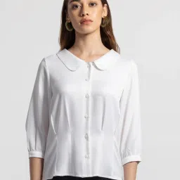 SHAYE White Regular Fit Shirt image 1