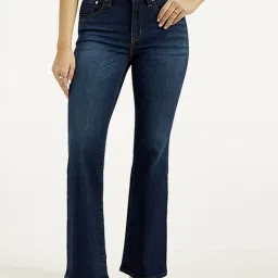 Levi's 726 Navy Flare Fit Jeans image 1