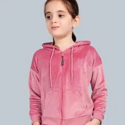 Plum Tree Girls Pink Sweatshirt-image-2