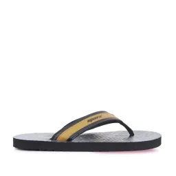 Sparx Men's Black Flip Flops image 1