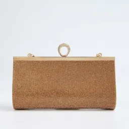 Code by Lifestyle Gold Box Clutch-image-12