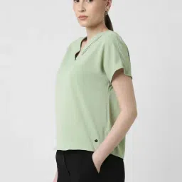 Van Heusen Green Regular Fit Top image 3