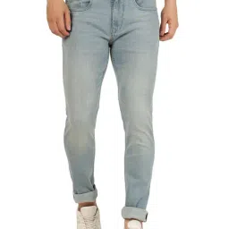 JadeBlue Light Blue Cotton Slim Fit Jeans-picture-11