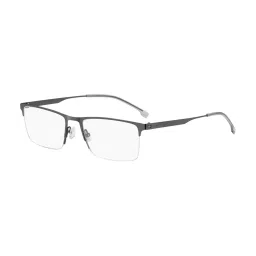 Hugo Boss Grey Rectangular Eye Frames for Men image 1