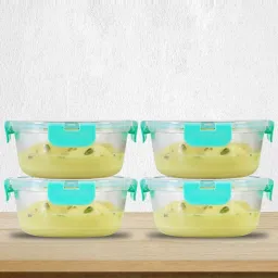 Allo Borosilicate Glass Containers with Lids Microwave Safe Container for Glass Storage Containers image 1