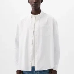 GAP White Regular Fit Solid Shirt-picture-30