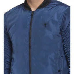 Red Tape Teal Full Sleeves Mock Collar Jacket image 4