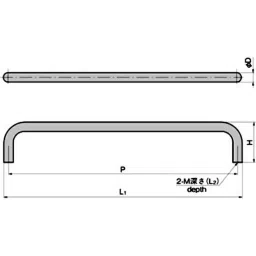 TAKIGEN Round Bar Handle Stainless Steel Mirror Buffing, A-1042-C-6-picture-29